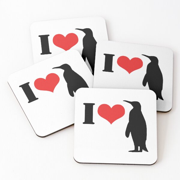 Item preview, I love penguins designed and sold by GeoCreate.
