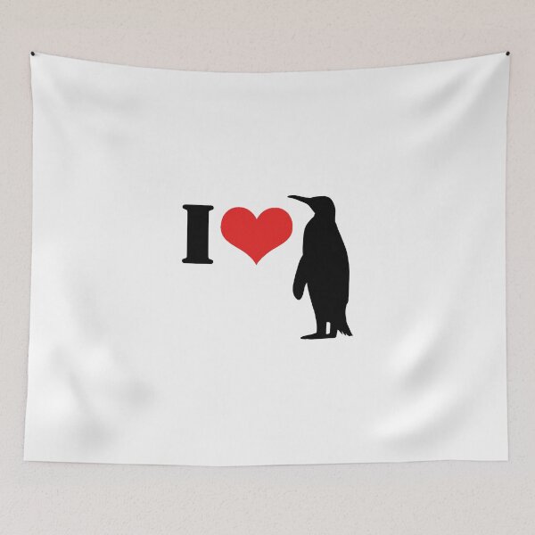 Item preview, I love penguins designed and sold by GeoCreate.