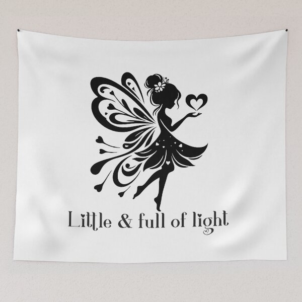 Item preview, Little & Full of Light – Fairy Silhouette Magical Design designed and sold by AlexMendoza97.