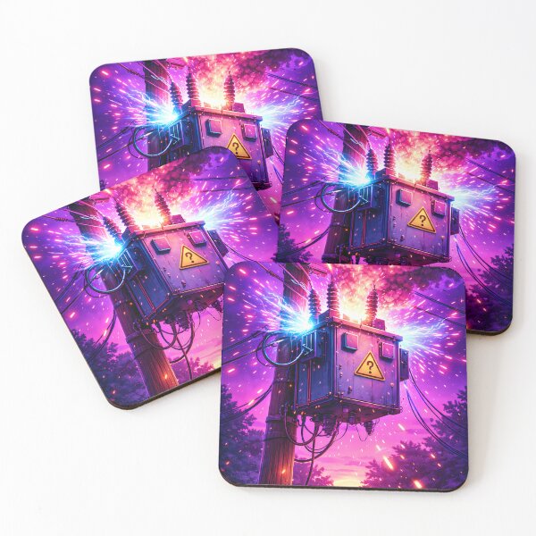 Item preview, Neon Blackout – Synthwave Power Surge designed and sold by JWsNeonHorizons.