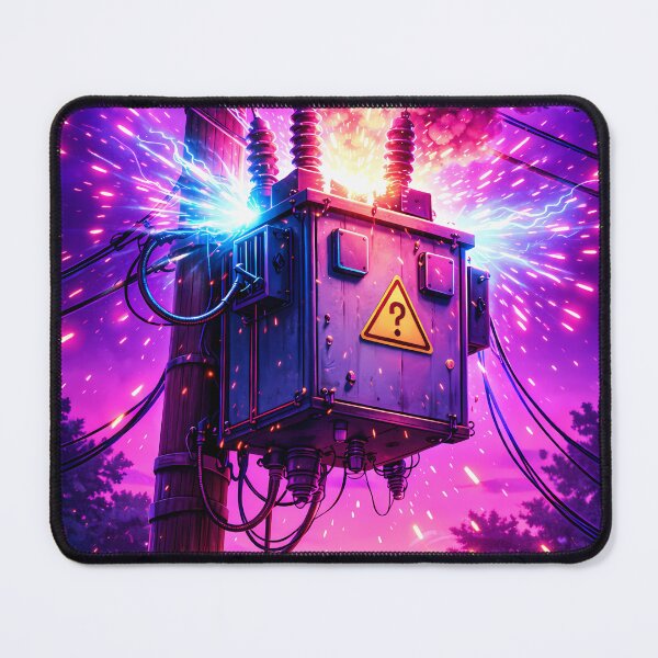 Item preview, Neon Blackout – Synthwave Power Surge designed and sold by JWsNeonHorizons.