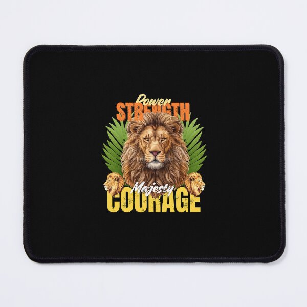 Item preview, Power Strength Courage Lion T-Shirt – Majesty King Lion Graphic Tee designed and sold by Ahmed-Fawzy10.