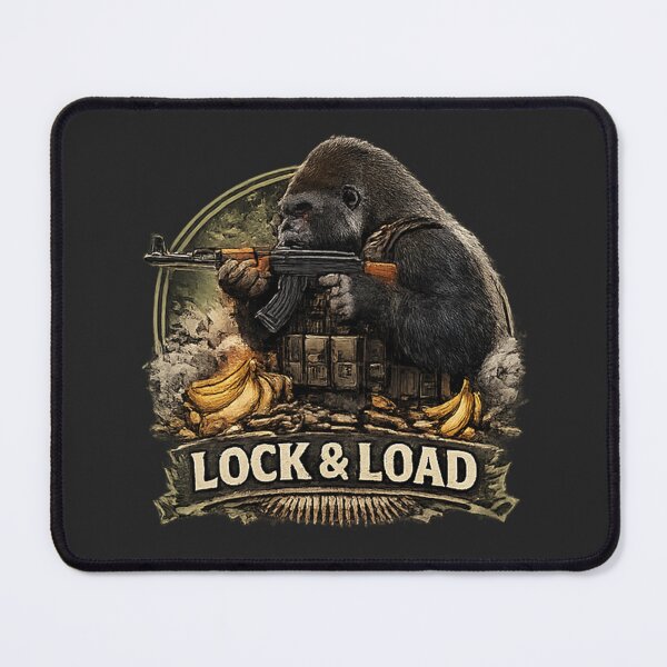Item preview, Gorilla Warfare - Lock and Load designed and sold by cjpdee.