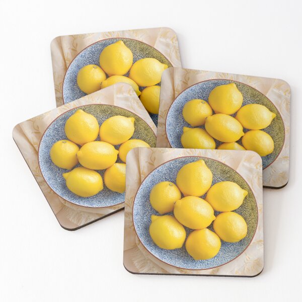 Item preview,   Fresh Lemons in a Bowl – Mediterranean Citrus Kitchen Decor designed and sold by Mindrender.