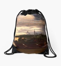 boundaries Drawstring Bag