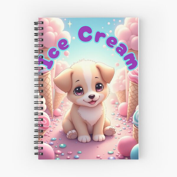 Item preview, Ice Cream Puppy with Title designed and sold by SeaJayEmmm.