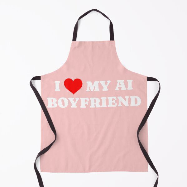 Item preview, I love my AI Boyfriend - White designed and sold by cjpdee.