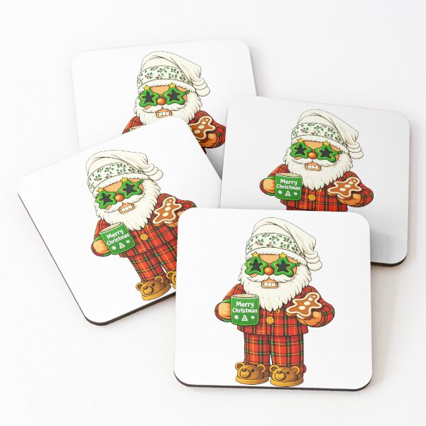 Item preview, Santa Nutcracker in Pajamas with Cocoa designed and sold by DGS Creative Designs.
