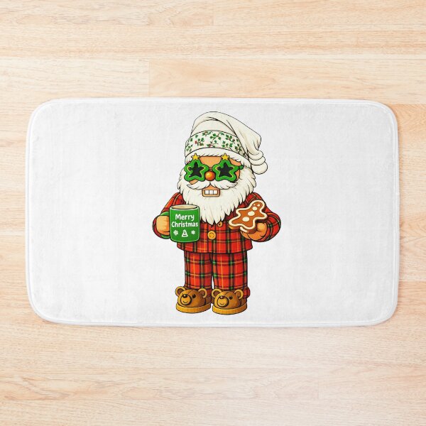 Item preview, Santa Nutcracker in Pajamas with Cocoa designed and sold by DGS Creative Designs.