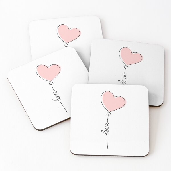 Item preview, Heart Balloon Line Art designed and sold by Omefis.