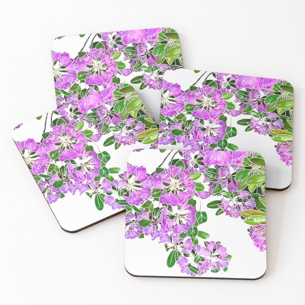 Item preview, Pink Purple magenta Azaleas romantic pink and purple floral photo  designed and sold by hollycooper.