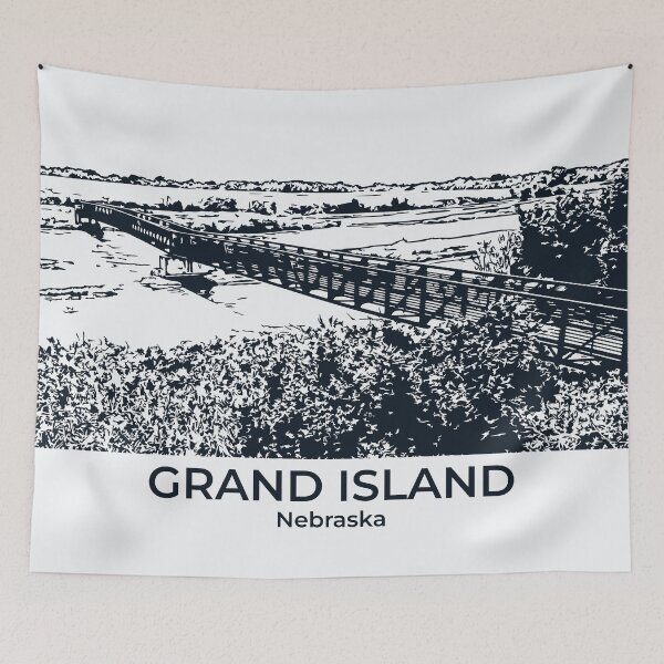 Item preview, Grand Island - Nebraska designed and sold by Lakeric Cityscapes.