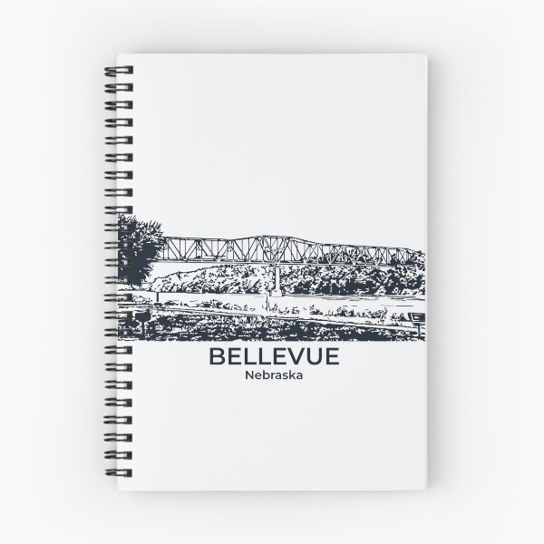 Artikelvorschau, Bellevue - Nebraska entworfen und verkauft von Lakeric Cityscapes.