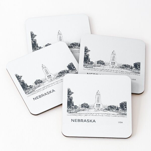 Item preview, Nebraska State USA designed and sold by Lakeric Cityscapes.