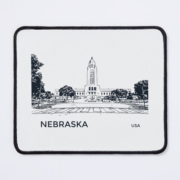 Item preview, Nebraska State USA designed and sold by Lakeric Cityscapes.