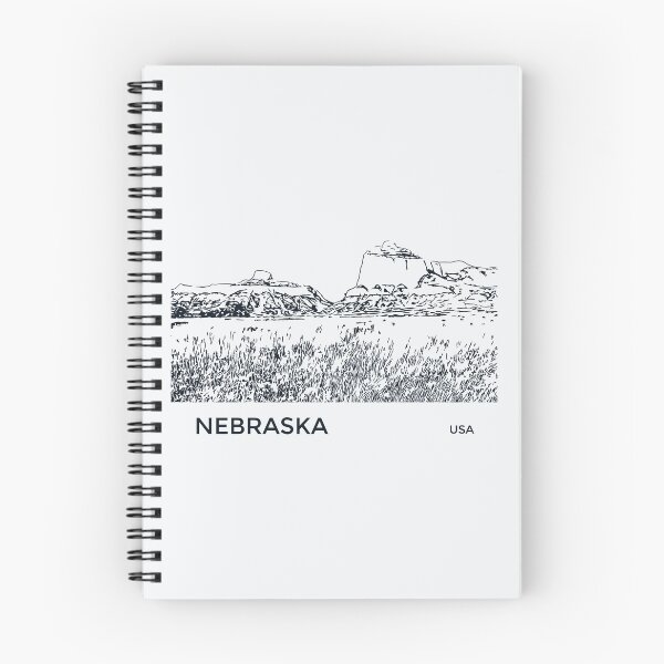 Artikelvorschau, Nebraska USA entworfen und verkauft von Lakeric Cityscapes.