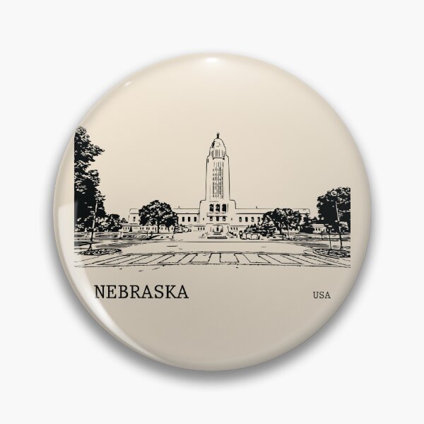 Item preview, Nebraska State USA designed and sold by Lakeric Cityscapes.