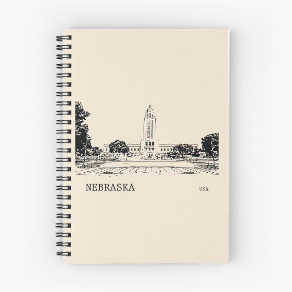 Item preview, Nebraska State USA designed and sold by Lakeric Cityscapes.