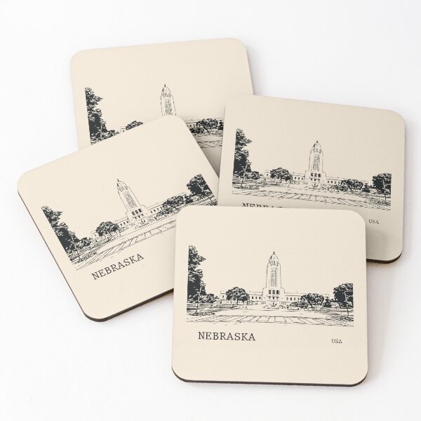 Item preview, Nebraska State USA designed and sold by Lakeric Cityscapes.