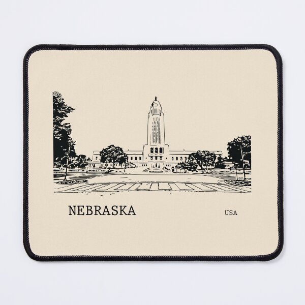 Item preview, Nebraska State USA designed and sold by Lakeric Cityscapes.