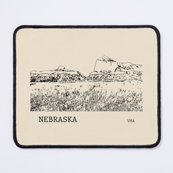 Item preview, Nebraska USA designed and sold by Lakeric Cityscapes.