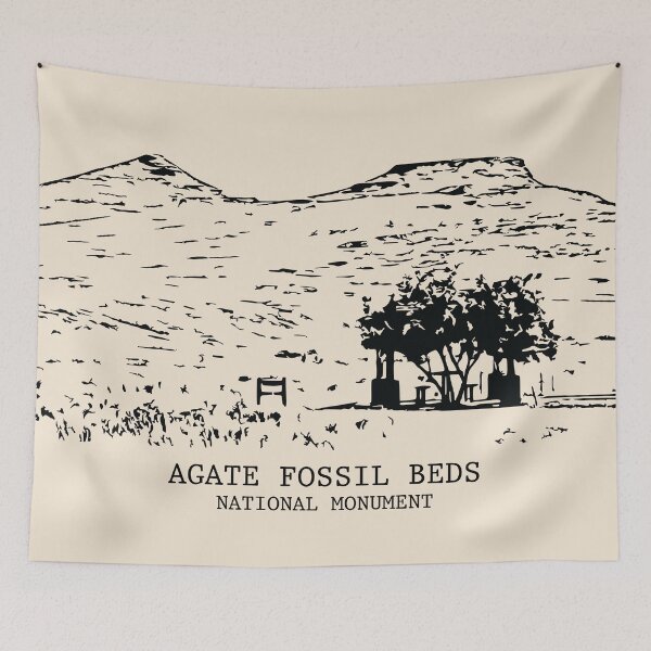 Item preview, Agate Fossil Beds National Monument designed and sold by Lakeric Cityscapes.