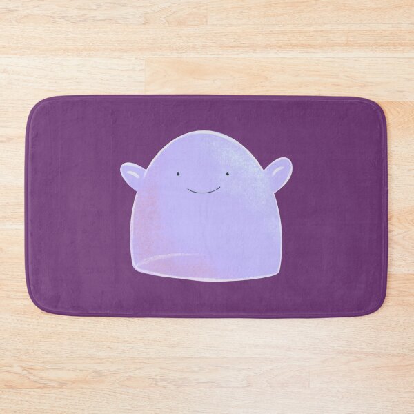 Item preview, Cute and Happy Purple Blob Creature designed and sold by NaliniLe.