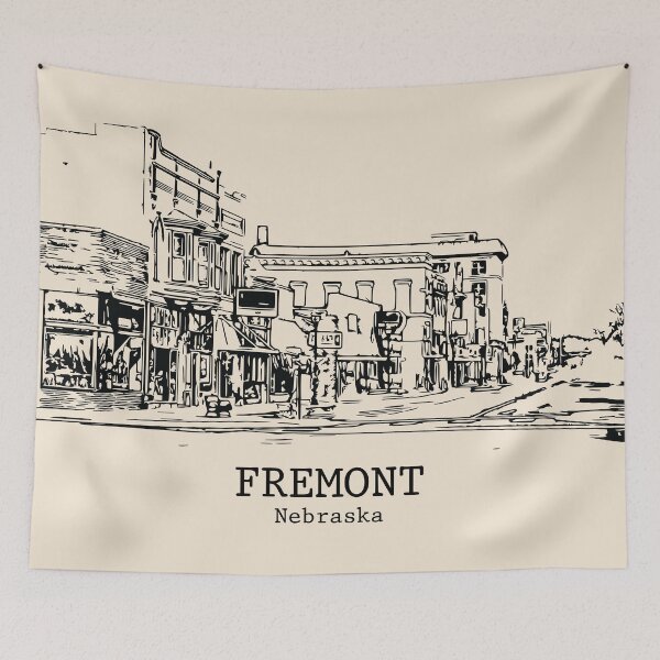 Item preview, Fremont - Nebraska designed and sold by Lakeric Cityscapes.