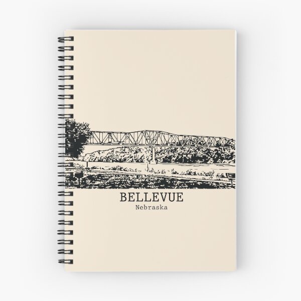 Artikelvorschau, Bellevue - Nebraska entworfen und verkauft von Lakeric Cityscapes.
