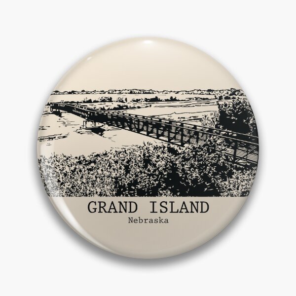 Item preview, Grand Island - Nebraska designed and sold by Lakeric Cityscapes.