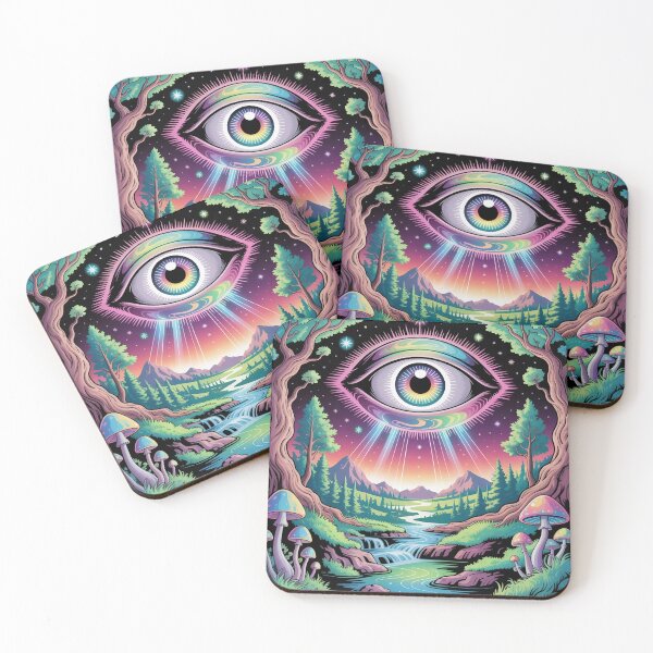 Item preview, Mystic River of the Inner Eye Vintage Super Retro Shirt designed and sold by Karlas-things.