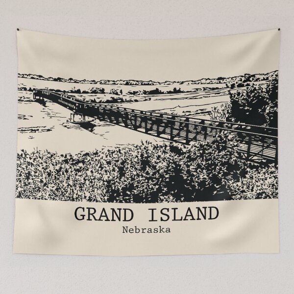 Item preview, Grand Island - Nebraska designed and sold by Lakeric Cityscapes.