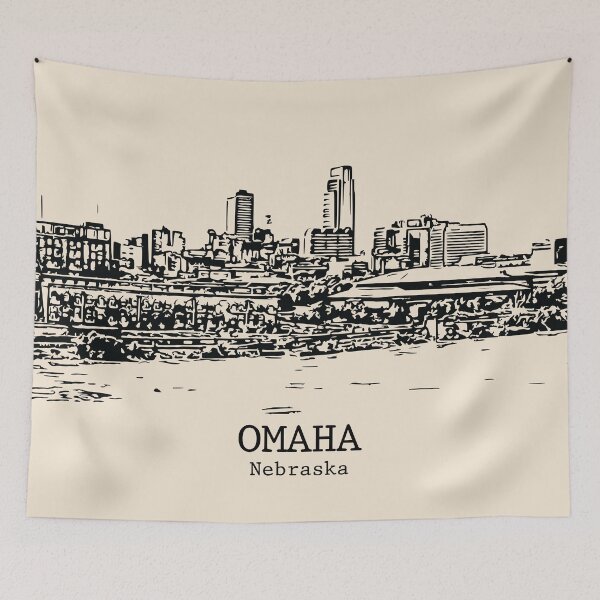 Artikelvorschau, Omaha - Nebraska entworfen und verkauft von Lakeric Cityscapes.