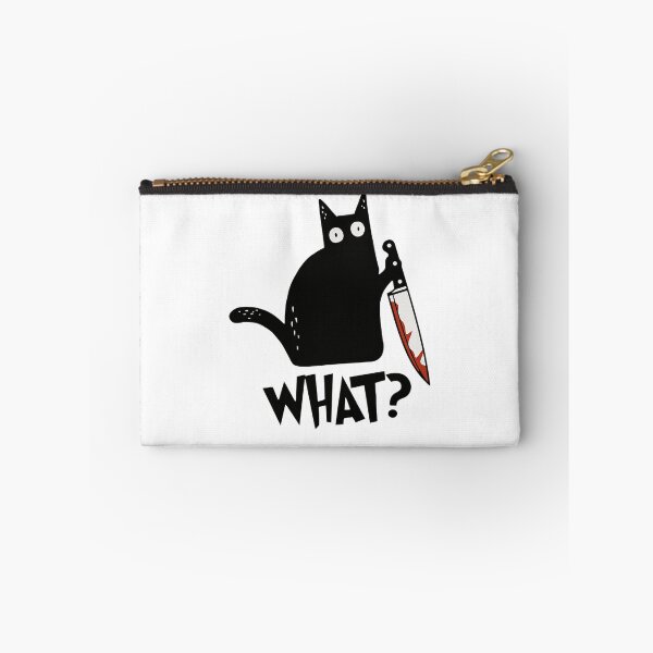 Item preview, Cat What Murderous Black Cat With Knife designed and sold by Blue Dream.