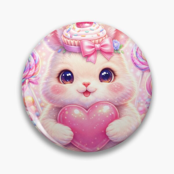Item preview, Cute Bunny With Candy and Heart designed and sold by Velaty.