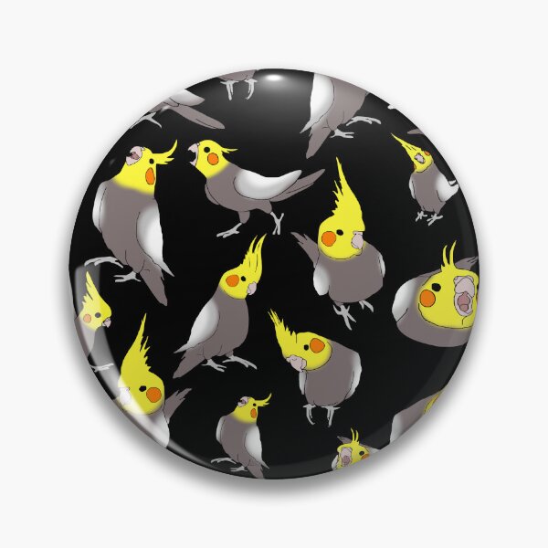 Item preview, cockatiel doodle pattern designed and sold by FandomizedRose.