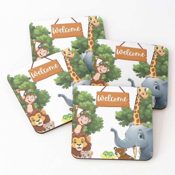 Item preview, Welcome to the Jungle – Cute Animal Cartoon Design designed and sold by AH-creators.