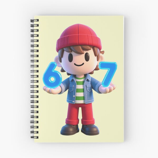 Item preview, Cute 3D Blocky Boy - Secret 67 Meme Mode designed and sold by WhimsyBits.