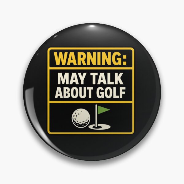 Item preview, Advertencia: Se puede hablar de golf – Camiseta divertida de golf designed and sold by RMTrendy.