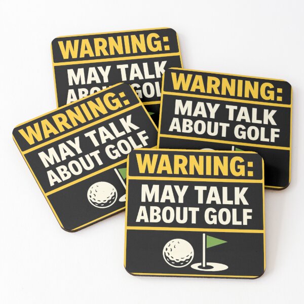 Item preview, Warning May Talk About Golf – Funny Golf T-Shirt designed and sold by RMTrendy.
