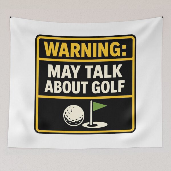 Item preview, Warning May Talk About Golf – Funny Golf T-Shirt designed and sold by RMTrendy.