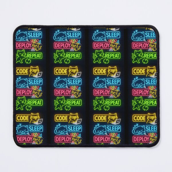 Item preview, Code Sleep Deploy Repeat Posters and Art Prints designed and sold by D-Signa.