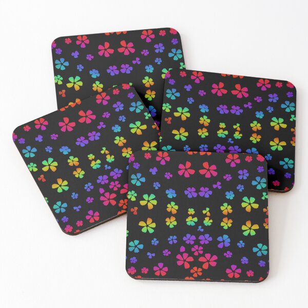 Item preview, Colorful groovy retro doodle floral pattern  designed and sold by hollycooper.