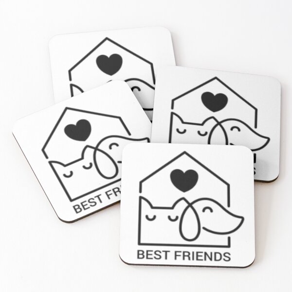 Item preview, Best Friends - Cat and Dog designed and sold by NoxLand.