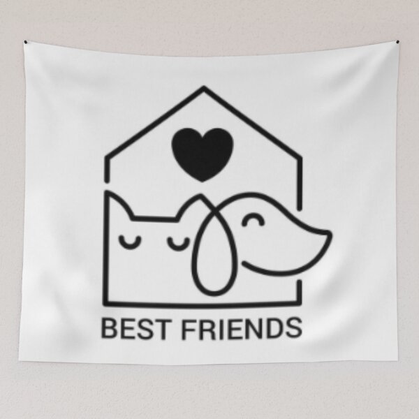 Item preview, Best Friends - Cat and Dog designed and sold by NoxLand.