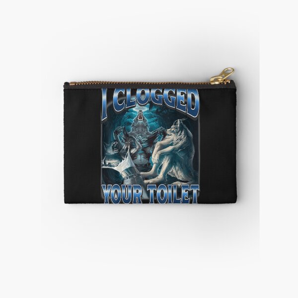 Item preview, I Clogged Your Toilet Funny Alpha Wolf Meme Stupid Brainrot designed and sold by H3ll-Ash-Studio.