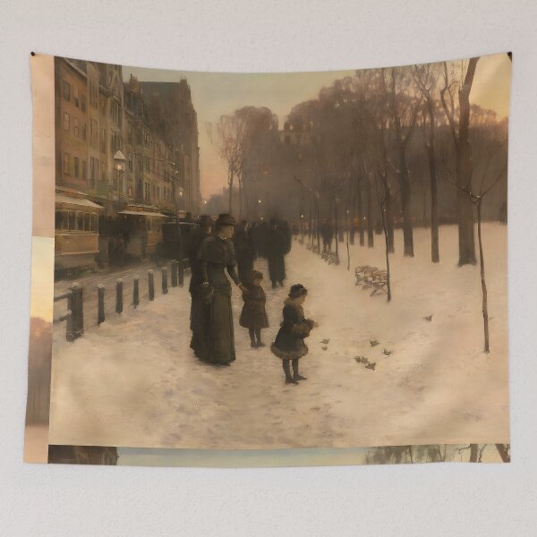 Item preview, Childe Hassam - Boston Common at Twilight designed and sold by Jon-Baran.