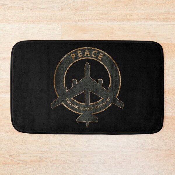 Item preview, Peace Through Superior Firepower Sign B52 designed and sold by worldwarvintage.