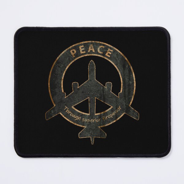 Item preview, Peace Through Superior Firepower Sign B52 designed and sold by worldwarvintage.