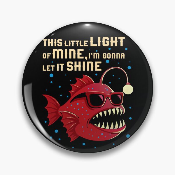 Item preview, This Little Light Of Mine Anglerfish Dks designed and sold by Alema Art.
